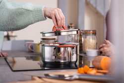 Набор посуды Tefal Opti'Space 13 предметов 2,1/3/5,2л 18/20/24см G720SD74