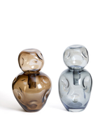 Ваза Olivet из серого стекла 32,5 см