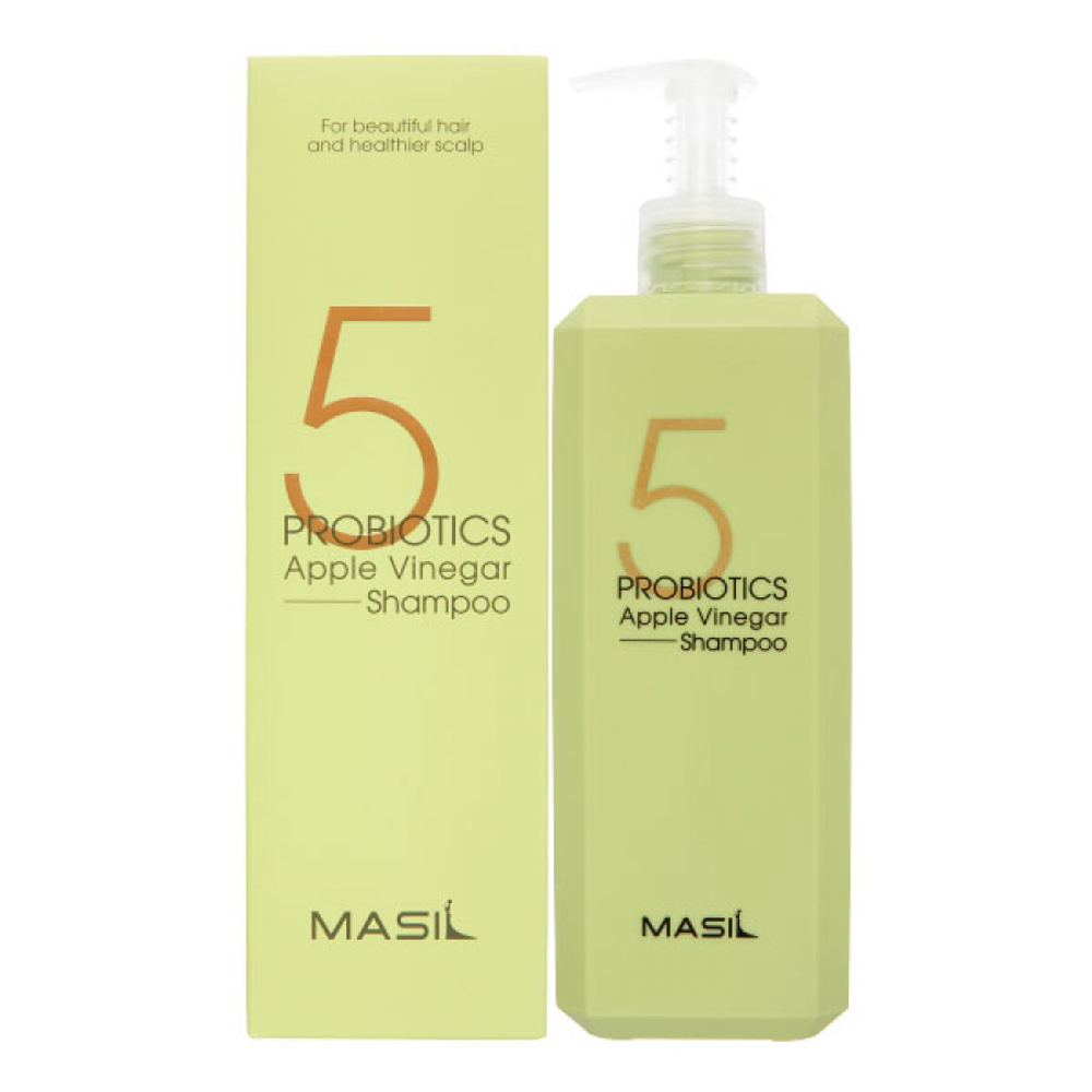 Masil Шампунь от перхоти с яблочным уксусом - 5 Probiotics apple vinegar shampoo, 500мл