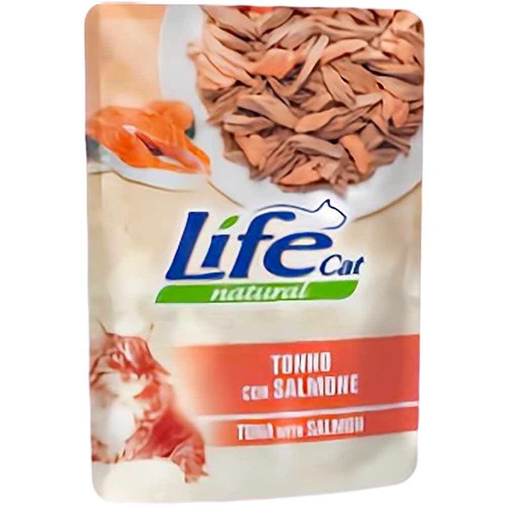 Lifecat консервы для кошек (тунец с лососем) 70 г пакетик