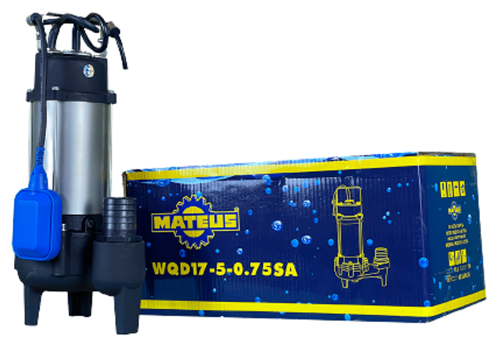 Насос погружной MATEUS MS05310 (WQD17-5-0.75SA)