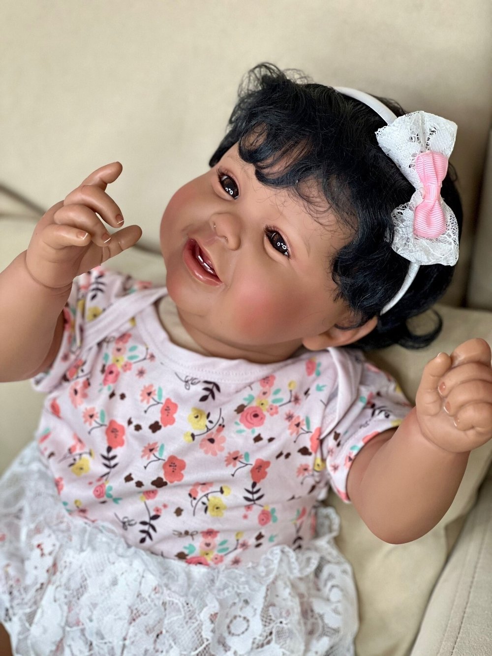 Кукла Реборн мягконабивная 60см (FA-971)