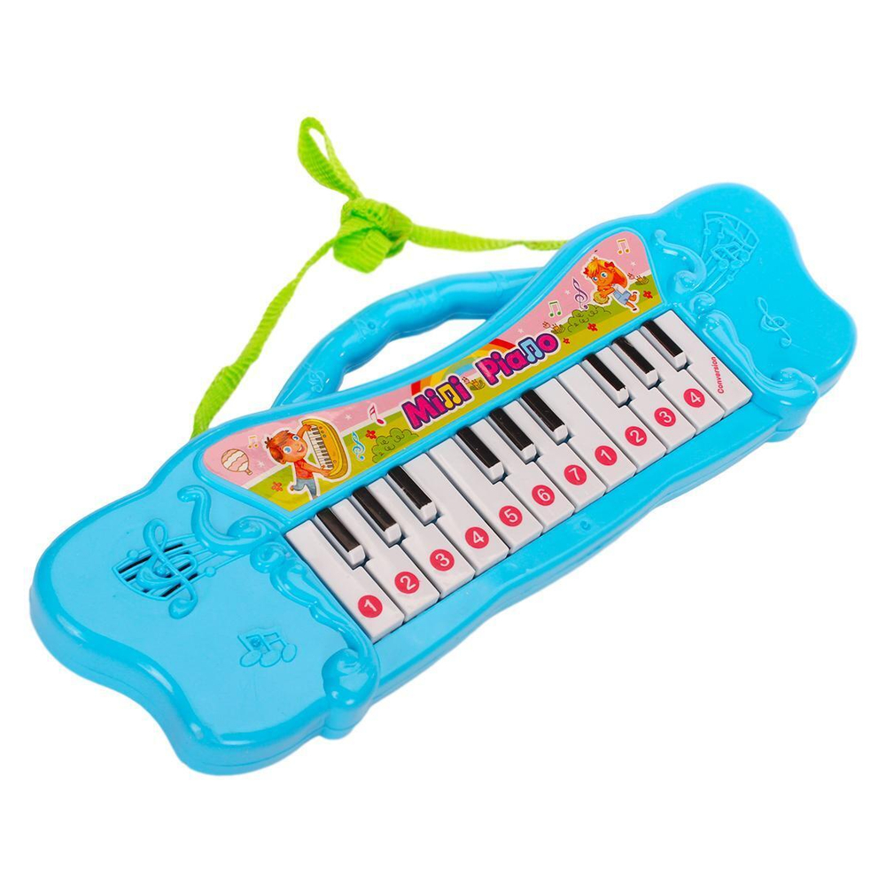 Пианино на бат. 38см, блистер D0024