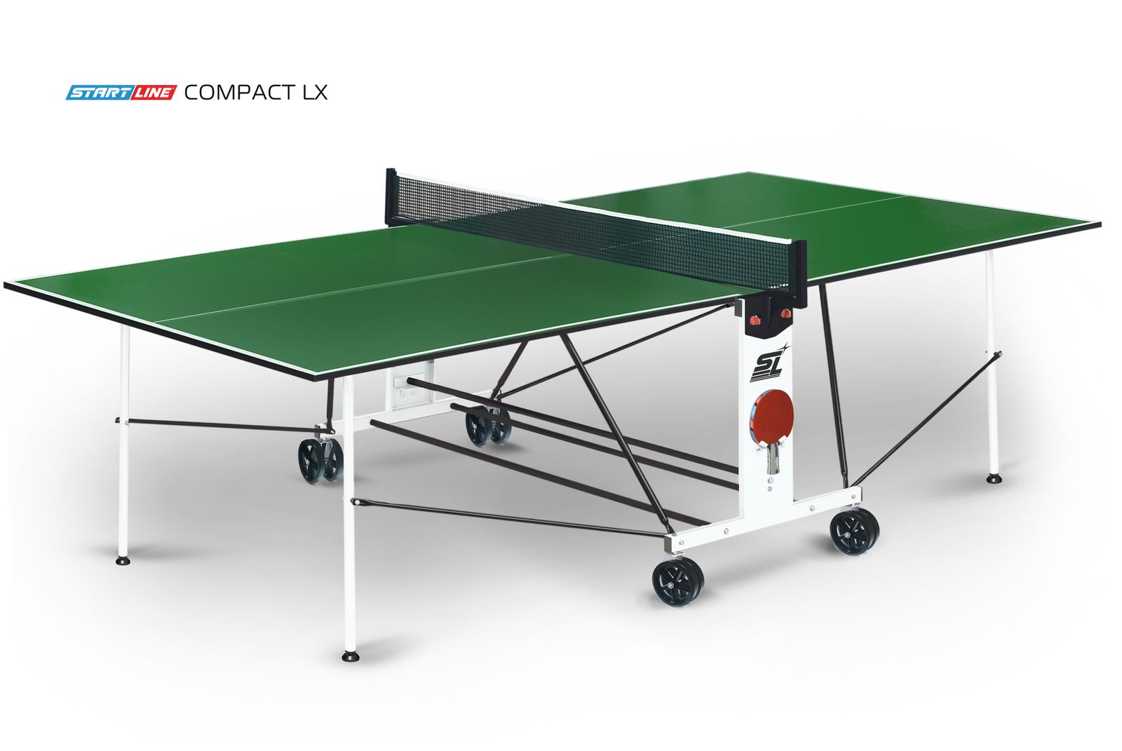 Стол теннисный Start line Compact LX GREEN фото №1