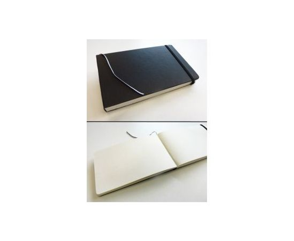 Блокнот для набросков "Travel Journals",Hahnemuhle 9х14 см, 140 г/м2, 62 л, жесткая обложка с резинкой