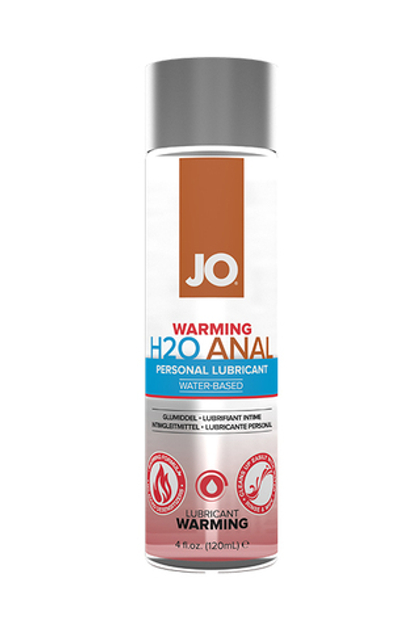 JO Anal H2O Warming - Анальный согревающий лубрикант на водной основе, 120 мл.