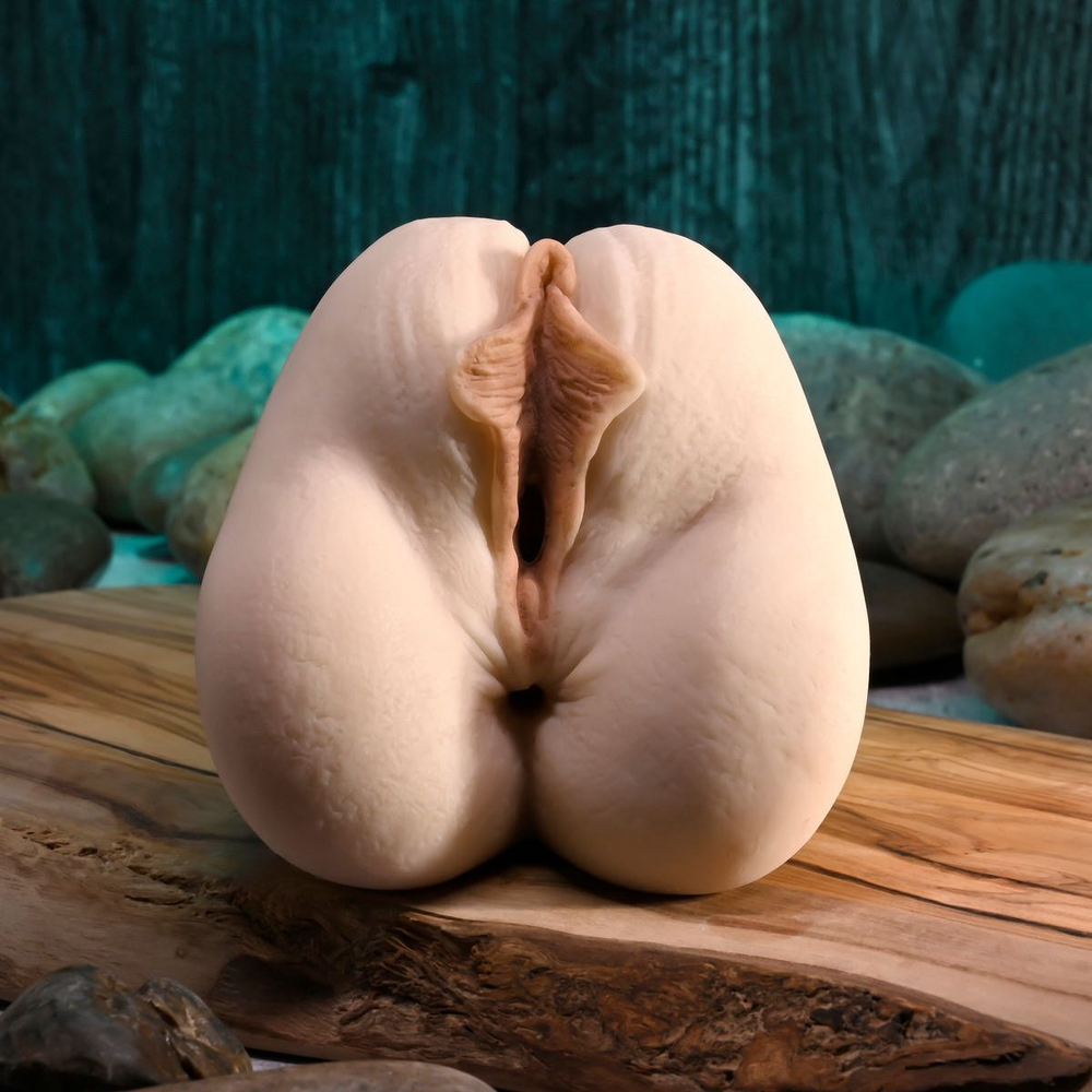 Мастурбатор Dani Daniels - вагина и анус (Цвет: телесный с черным)