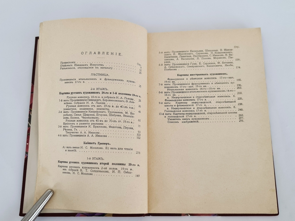 "Отделение изящных искусств Императорского Московского и Румянцевского музея: каталог картинной галереи"   1915 г.