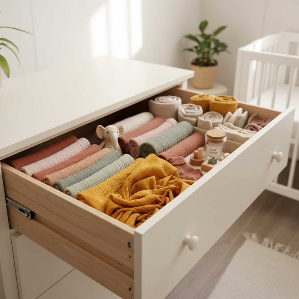 Пеленка муслин "Горчичный"