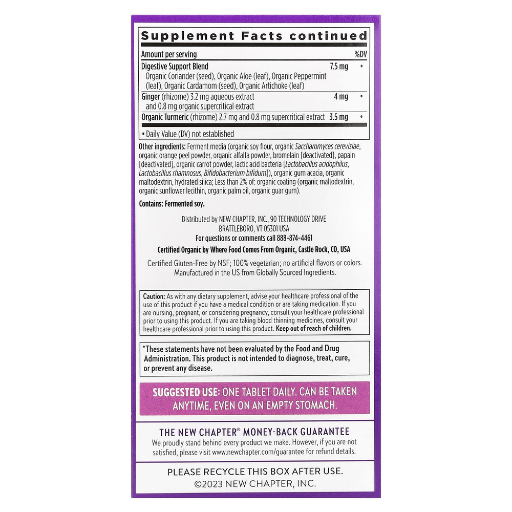 New Chapter, One Daily Every Woman's ™, мультивитамины 40+, 72 вегетарианские таблетки