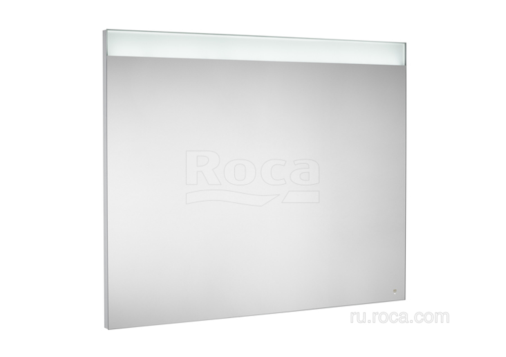 Зеркало Roca PRISMA COMFORT 1000x35x800 c верхней основной и нижней фоновой LED подсветками, с системой ANTI-STEAM и инфракрасным бесконтактным выключателем