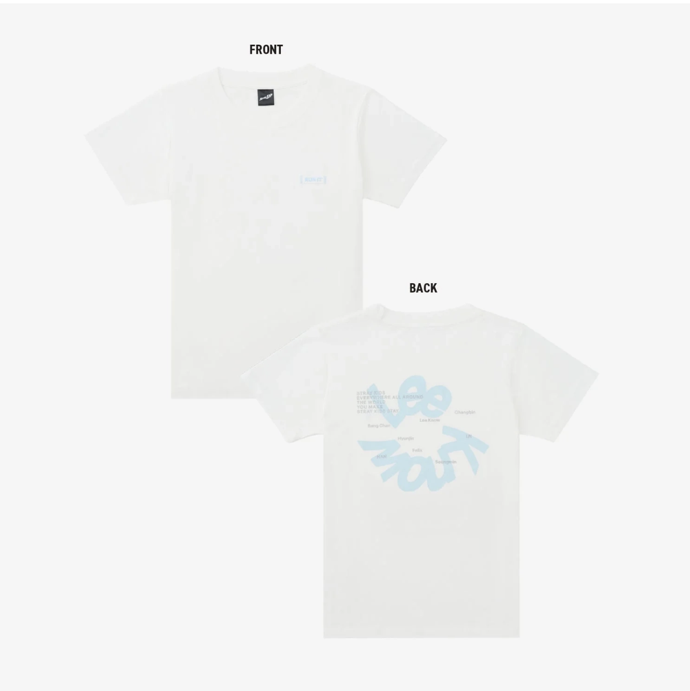 Мерч Stray Kids - [RUN IT JAPAN] T-SHIRT (футболка)
