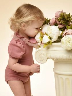 Боди с декоративным воротничком