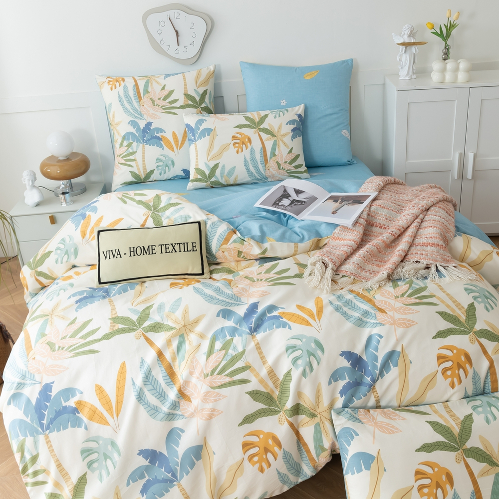 Комплект постельного белья Люкс Сатин 100% хлопок на резинке AR331