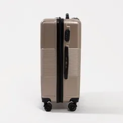 Чемодан маленький 24" кодовый замок, цвет золотой