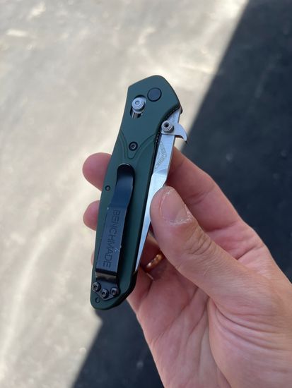 Сьемный титановый вейв для складных ножей (Сатин)