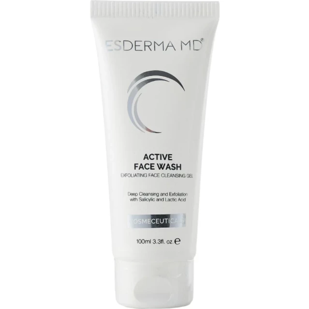 Active Face Wash | Гель для очищения и эксфолиации, 100 мл