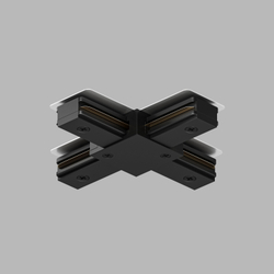 TR1104-BK Соединитель для шинопровода X-образный, черный