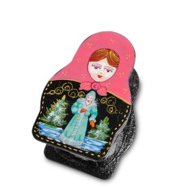 Народные промыслы ШК-12/ 2 Шкатулка «Матрешка» в асс.