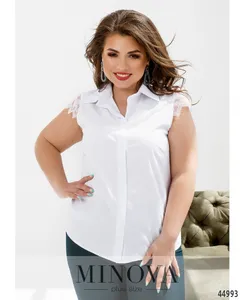 Блуза 4142Б-белый Minova