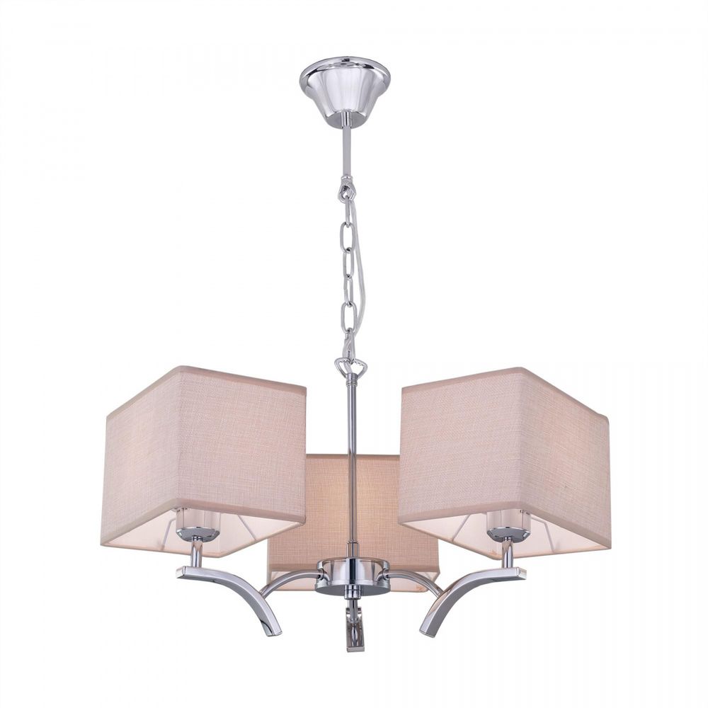 Citilux Эвора Квадро CL460231 Люстра с бежевыми абажурами