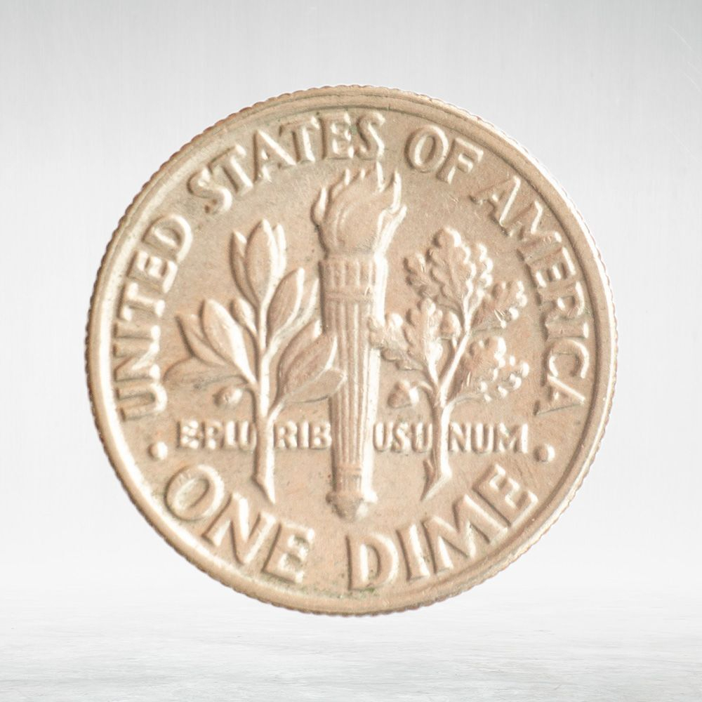 USA, 1 Dime, 1992 - Roosevelt Dime (P), XF