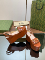Gucci Horsebit Flatform Sandal