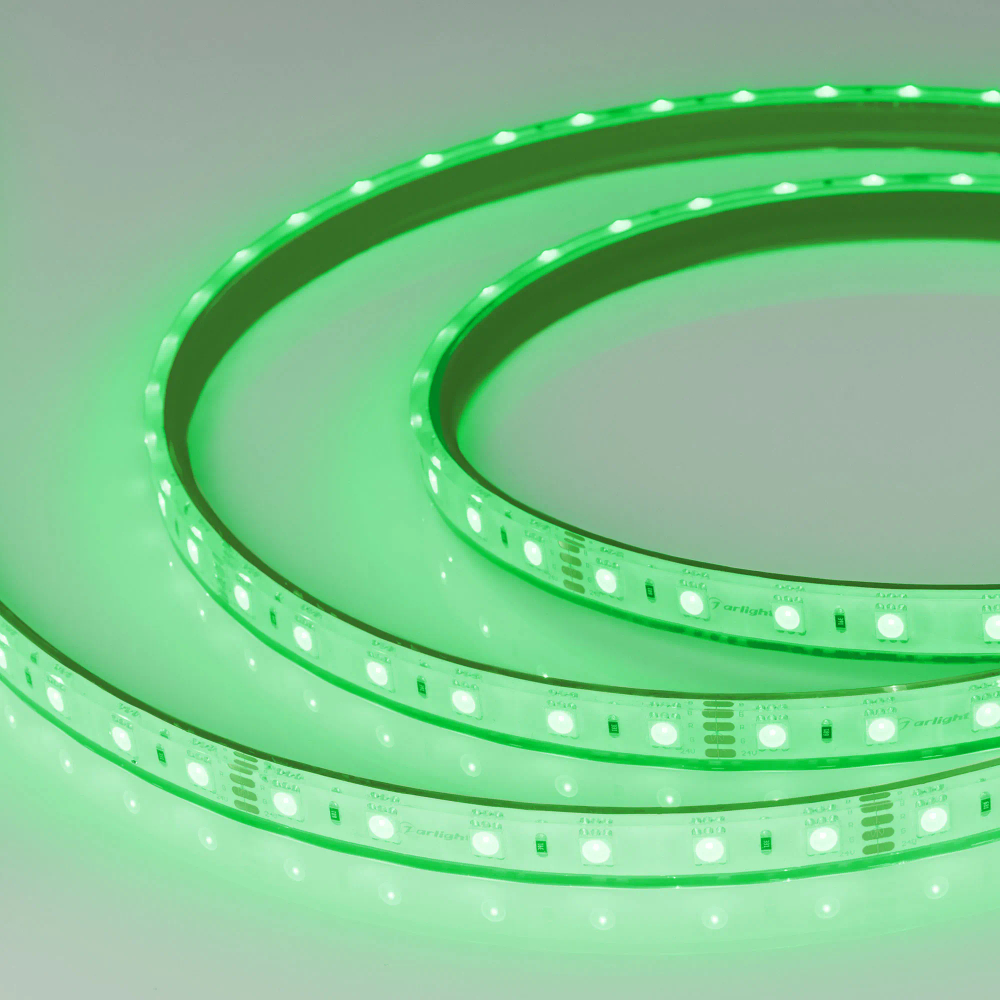Светодиодная лента герметичная RTW-PFS-B60-13mm 24V RGB (14.4 W/m, IP68, 5060, 5m) (Arlight, 14.4 Вт/м, IP68) 033791