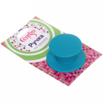 Ручка для крышки 4,5*2,5см силиконовая, голубая