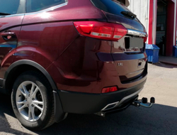 Фаркоп с эл-кой Smart для Lifan Myway, 2017-н.в (оцинкованный шар) (90005)(паспорт и сертификат в комплекте) 94701-A.Motodor