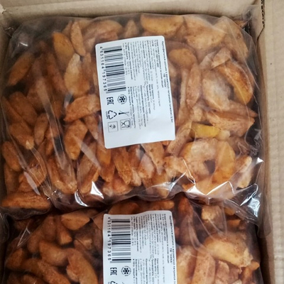 Картофельные дольки со специями Велл замороженные / Коробка 10кг