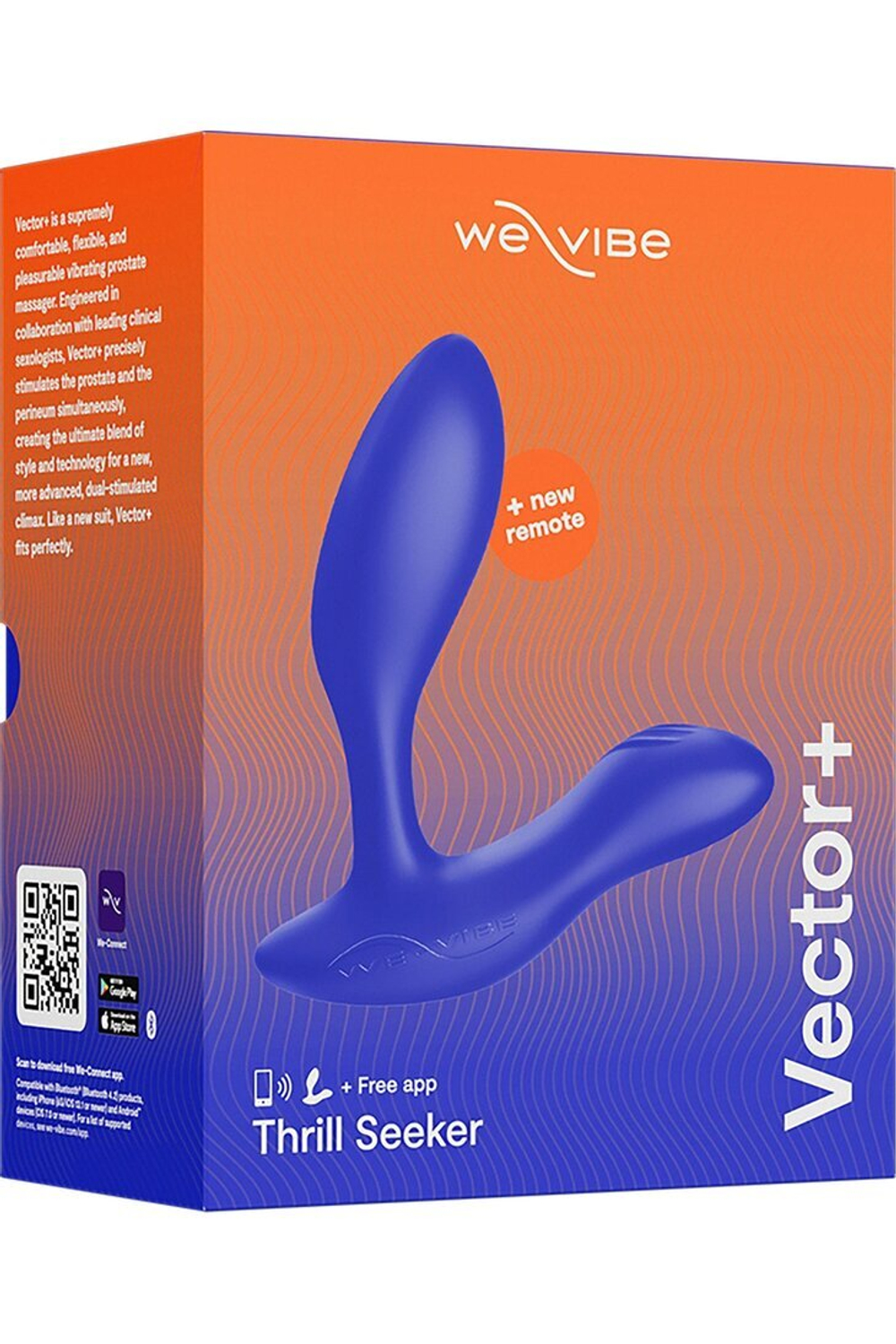 We-Vibe Vector+ Royal Blue New - Стимулятор простаты