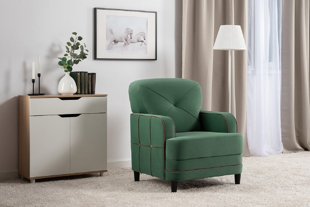 Кресло Черри, Зеленое