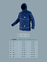 Куртка теплая Nordic / синий