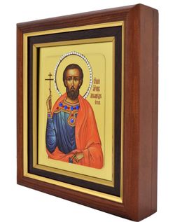 Икона святого Леонида, писанная в монастыре.