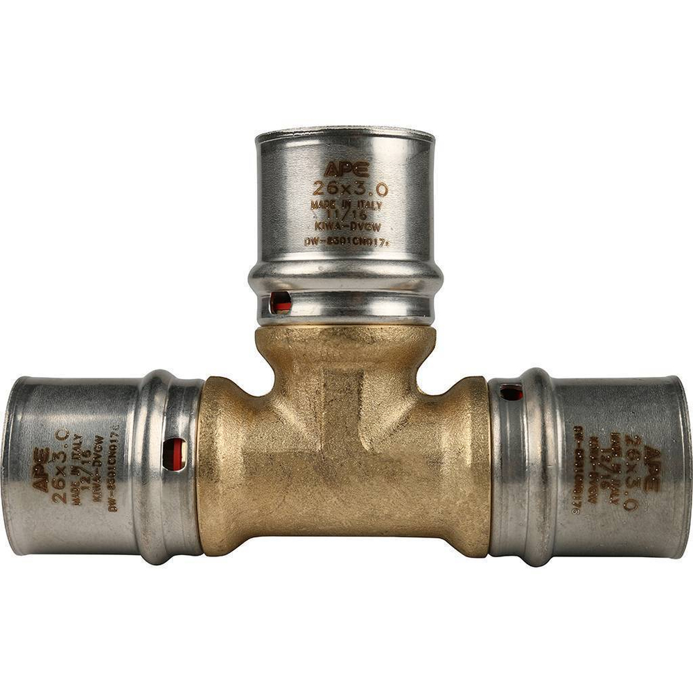 Тройник равнопроходный 26х26х26