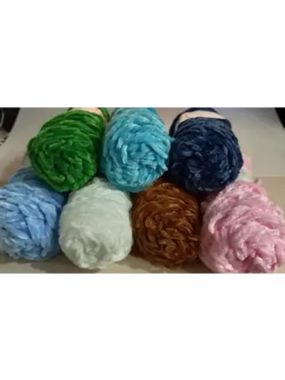 Пряжа "Плюш" 7 цветов