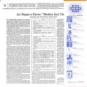 Art Pepper / Art Pepper + Eleven - Modern Jazz Classics (LP)