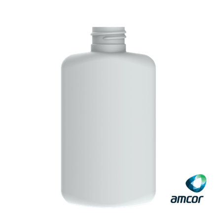 Овальная бутылка для лекарств, 4 унции Amcor