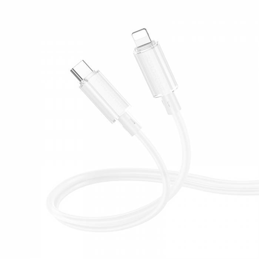 Кабель Lightning -TypeC BOROFONE BX112 PD 27W (белый) 1м