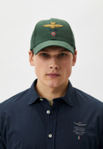 Кепка AERONAUTICA 1100 зеленый лого орел база