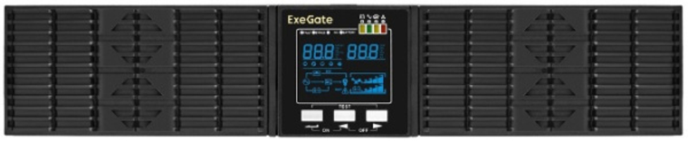 Источник бесперебойного питания Exegate PowerExpert ULS-575-10kVA.LCD.AVR.T.USB.RS232.SNMP.2U