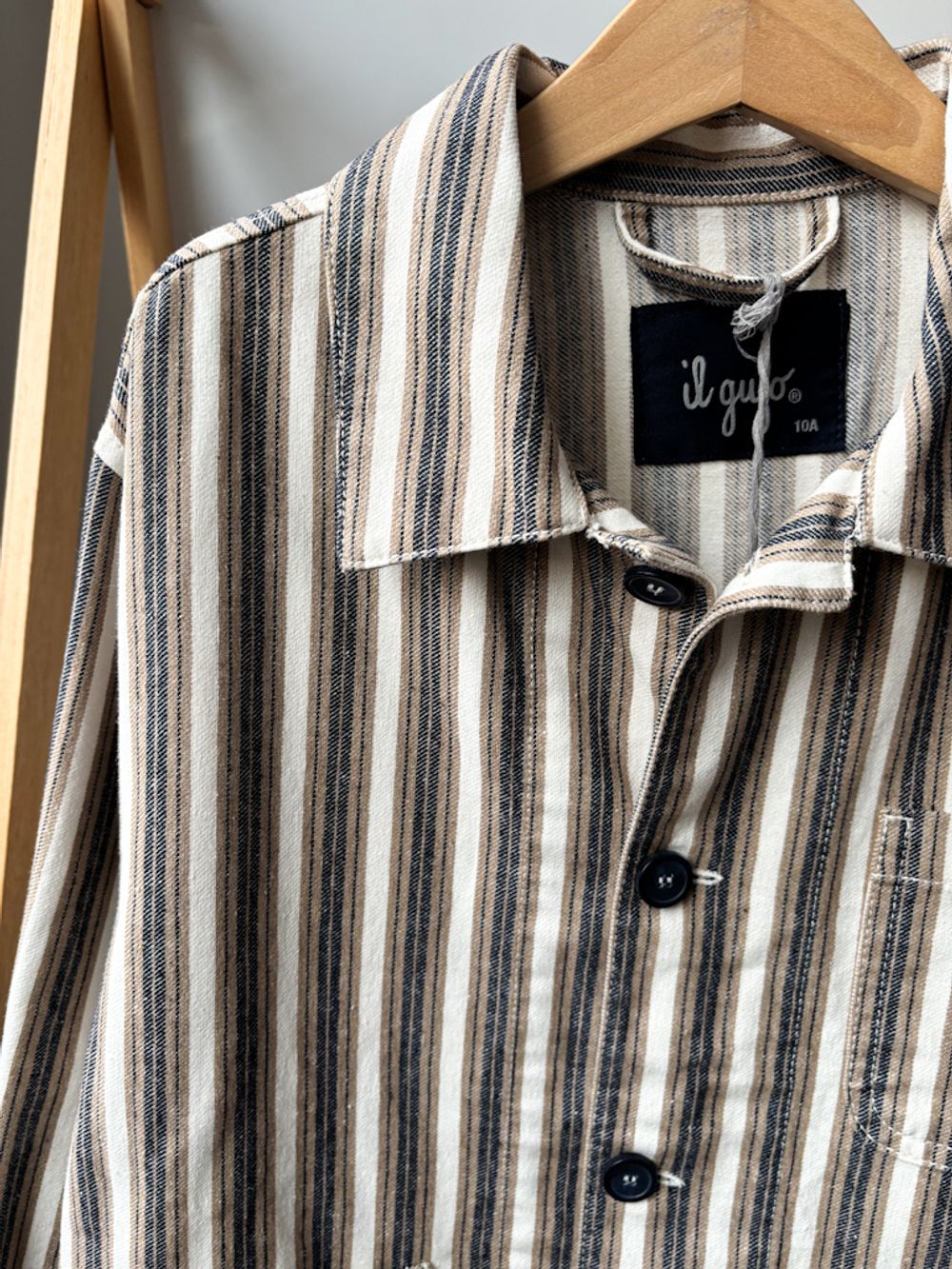 Новая хлопковая куртка-рубашка Il Gufo, 140