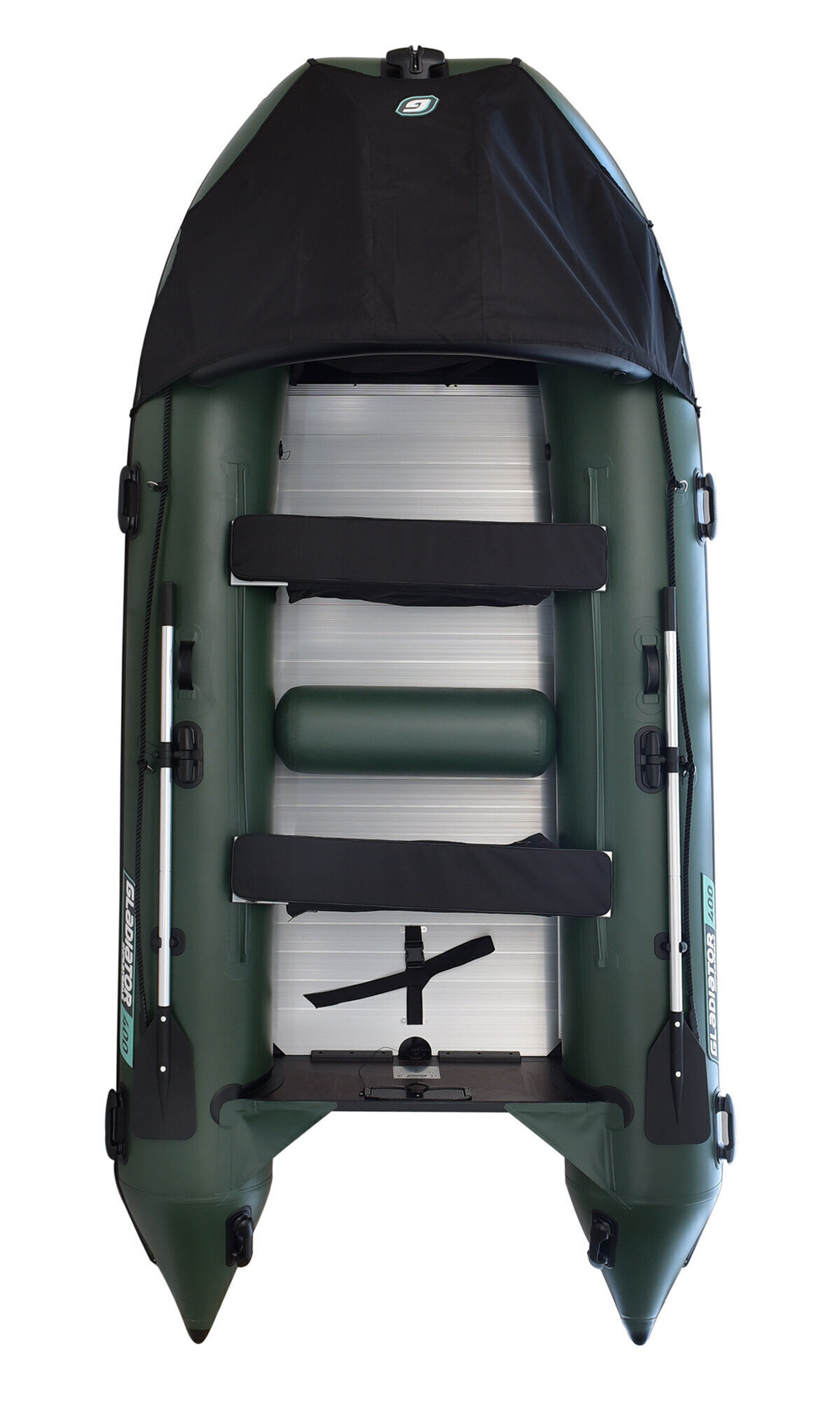 Надувная лодка GLADIATOR D500AL зелёный