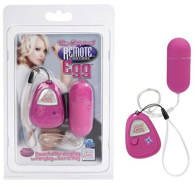 Розовый трехскоростной стимулятор Remote Egg (Цвет: розовый)