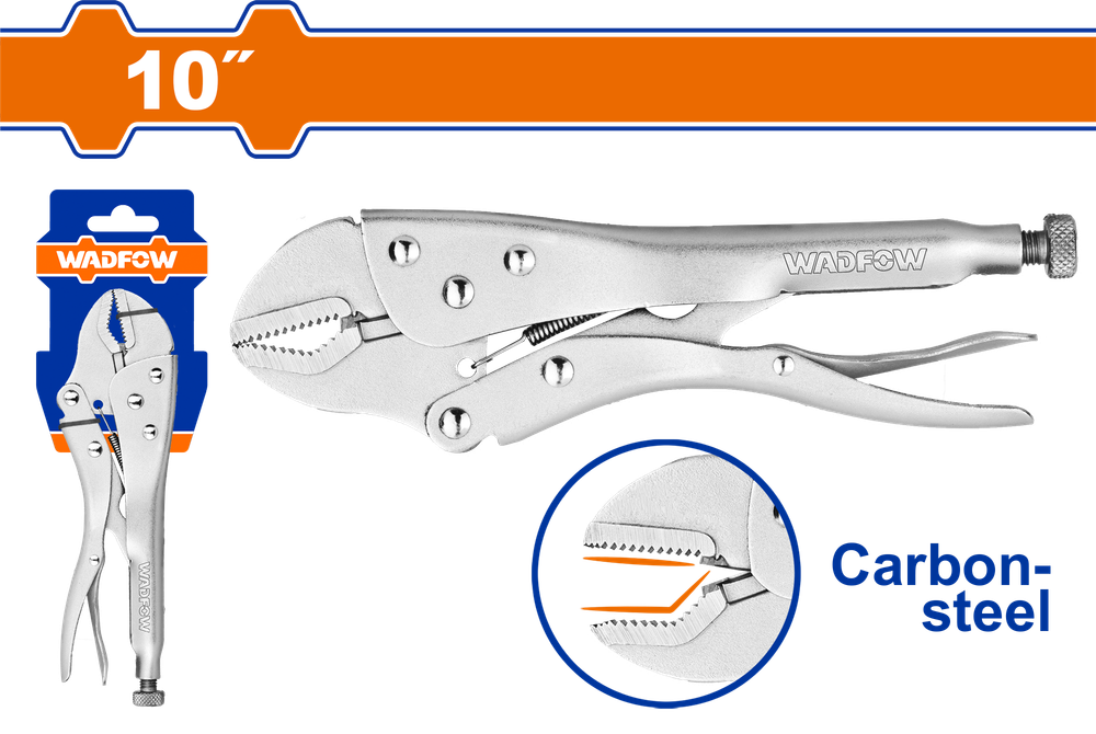Клещи зажимные сварочные WADFOW WLP9C10