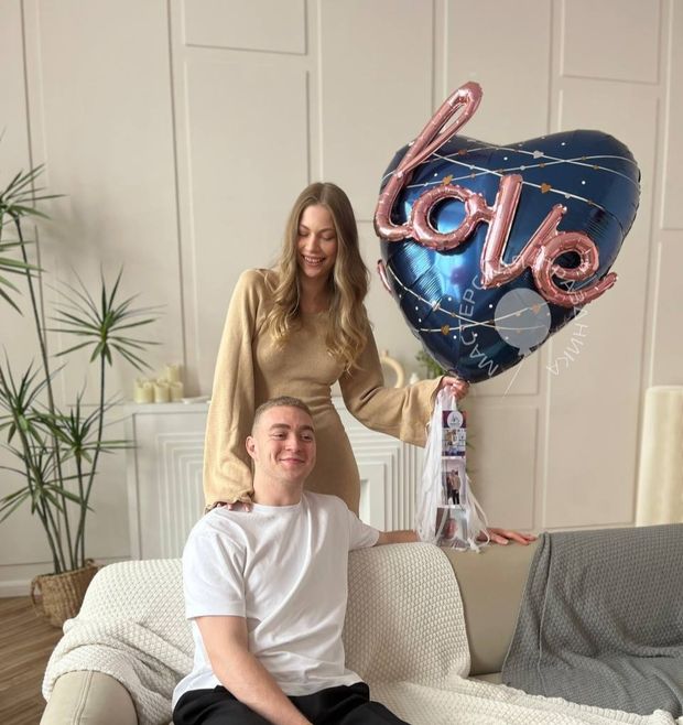 Шар Сердце Love 3d 91 см (БГ-100)