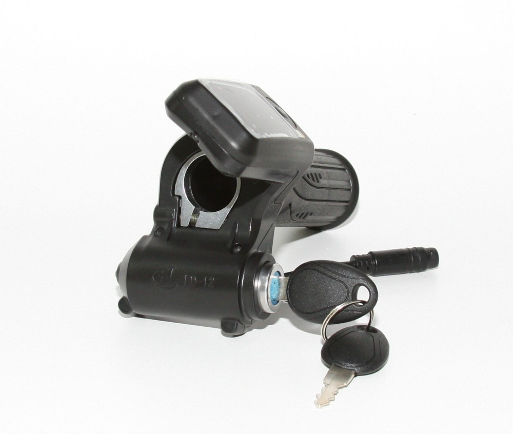 Ручка газа с дисплеем и замком зажигания Kugoo C1 Plus