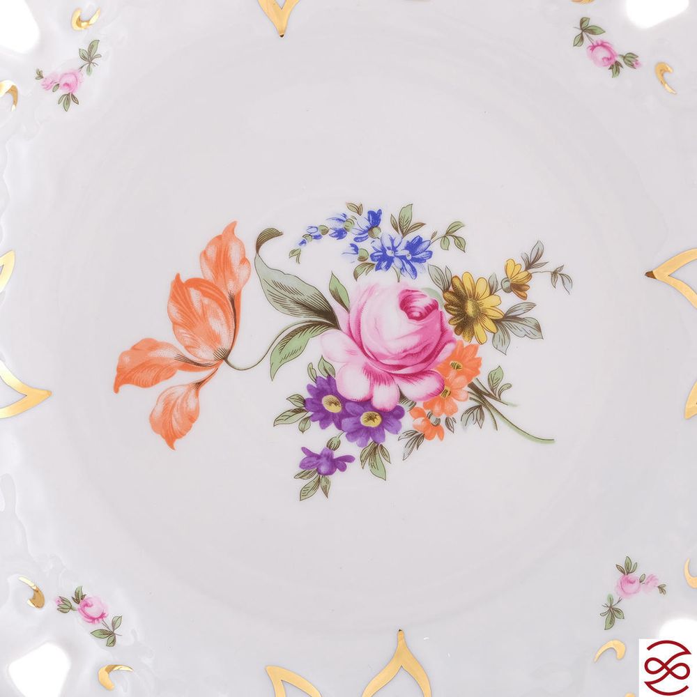 Блюдо круглое Queen's Crown Полевой цветок 30 см