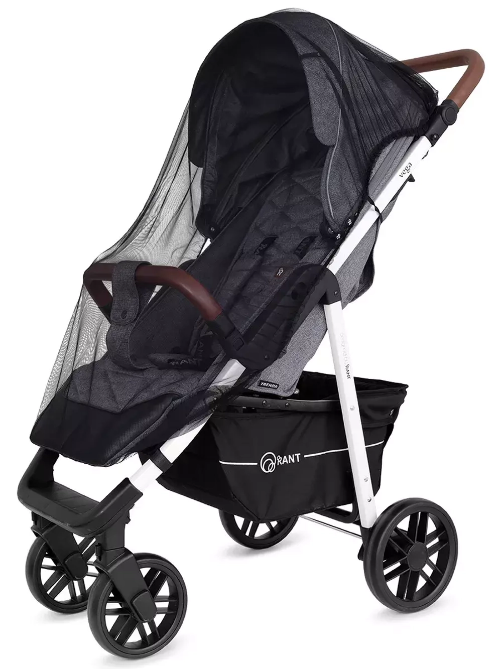Сетка москитная на прогулочную коляску "RANT" (черный)